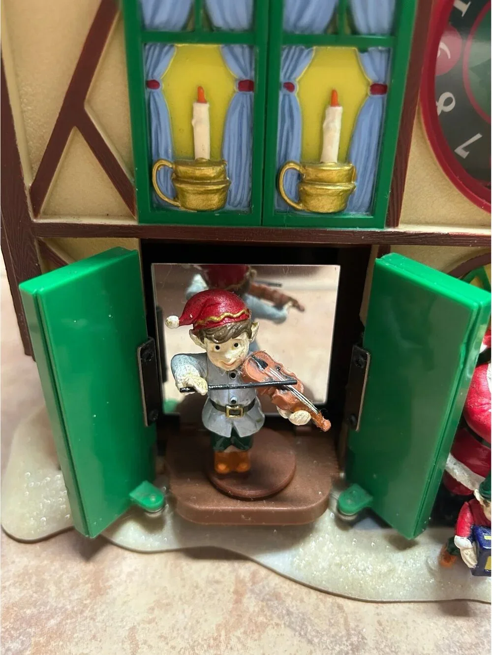 Vintage Mr. Christmas Symphony Surprise Santa’s Workshop Animated Musical